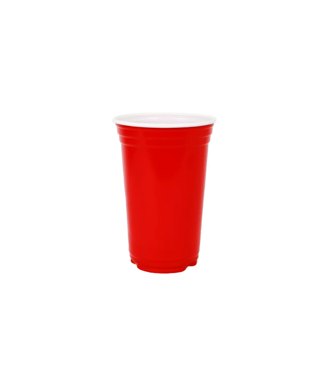 Red PP Plastic Cups 10oz 25pk
