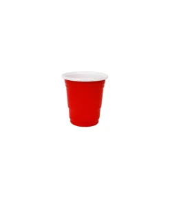 Red PP Plastic Shot Cups 2oz 50pk