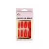 Red Press On Nails 24pc