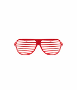 Red Shutter Shade Glasses