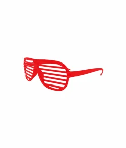 Red Shutter Shade Glasses