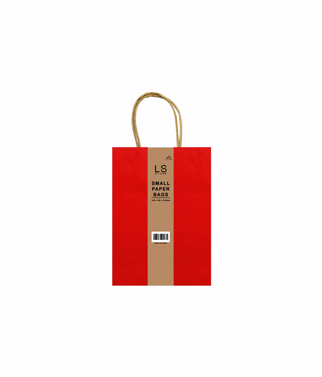Red Small Paper Bag 4pcs