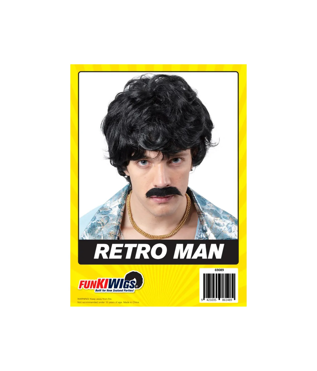 Retro Man Wig