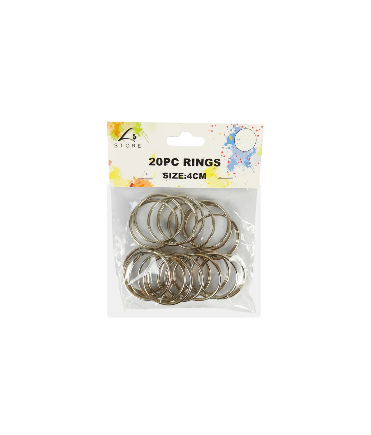 Rings 4cm 20pc