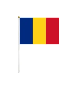 Romania Hand Waving Flag 10pc