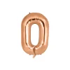 Rose Gold Alphabet Foil Balloon Letter O