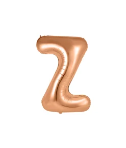 Rose Gold Alphabet Foil Balloon Letter Z