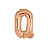 Rose Gold Alphabet Foil Balloon Letter Q