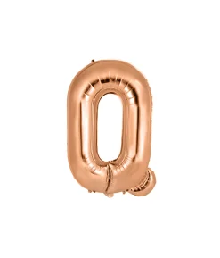 Rose Gold Alphabet Foil Balloon Letter Q