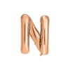 Rose Gold Alphabet Foil Balloon Letter N