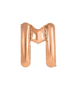Rose Gold Alphabet Foil Balloon Letter M