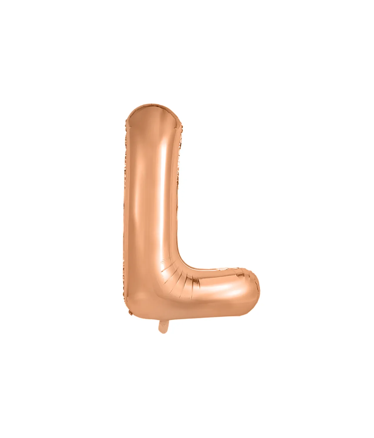Rose Gold Alphabet Foil Balloon Letter L