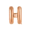 Rose Gold Alphabet Foil Balloon Letter H