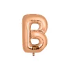 Rose Gold Alphabet Foil Balloon Letter B