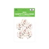 Rose Gold Confetti Latex Balloons 12inch 6pk