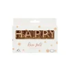 Rose Gold Foil Balloon Happy Birthday Pick Candles