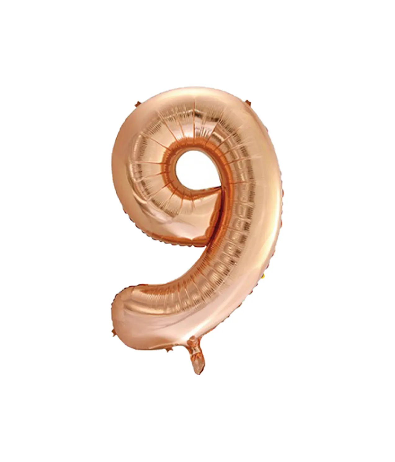 Rose Gold Foil Number Balloon 9
