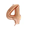 Rose Gold Foil Number Balloon 4