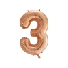 Rose Gold Foil Number Balloon 3