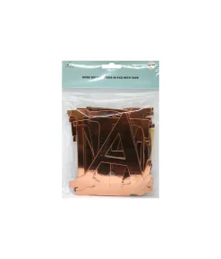 Rose Gold Letters With Tape 46pc