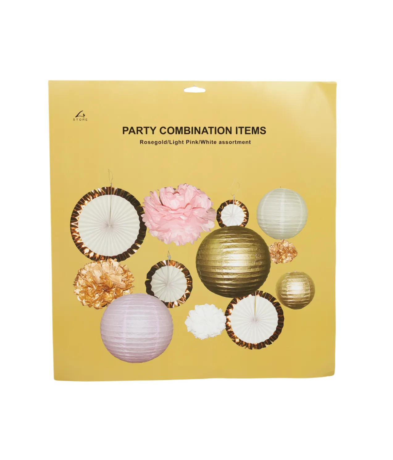 Rose Gold/Light Pink/White Decoration Wall Kit