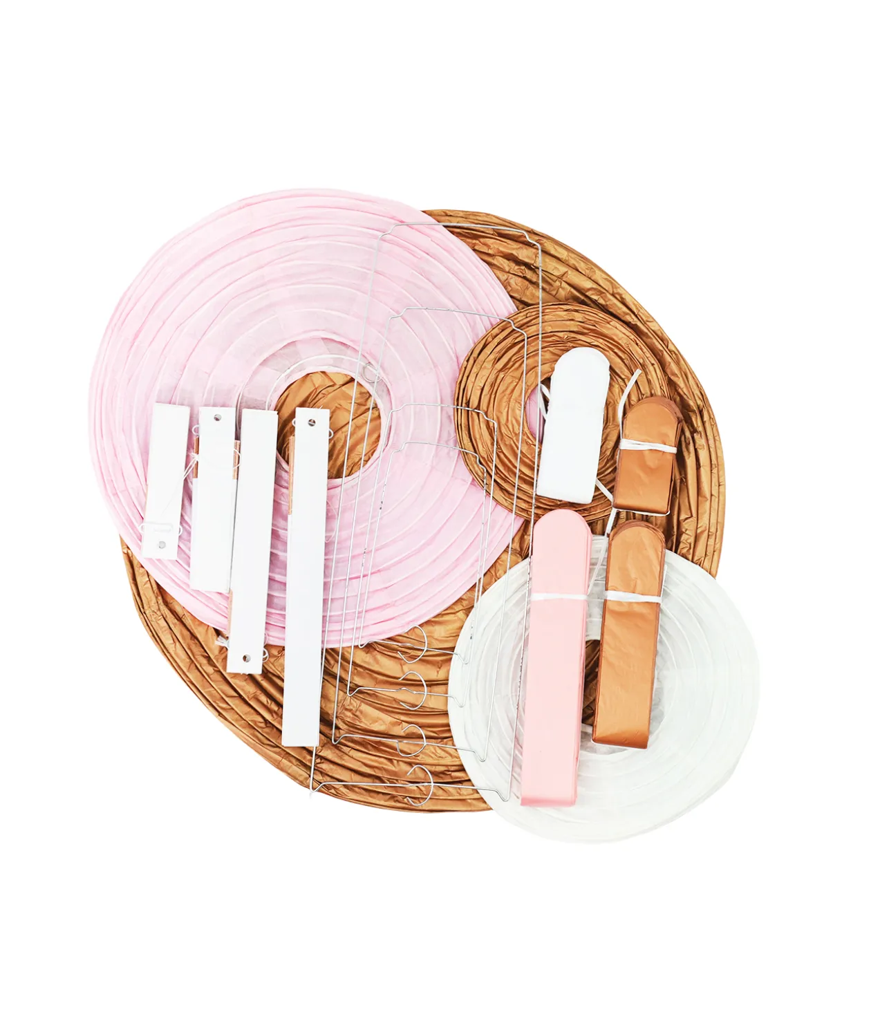 Rose Gold/Light Pink/White Decoration Wall Kit