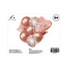 Rose Gold Party Balloons Assorted 10pc