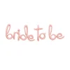 Rose Gold Script Bride To Be