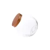 Round Glass Jar With Copper Lid 660ml