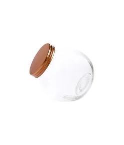 Round Glass Jar With Copper Lid 1230ml
