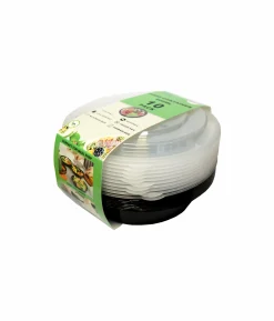 Round Take Aways Containers 10pk 600ml