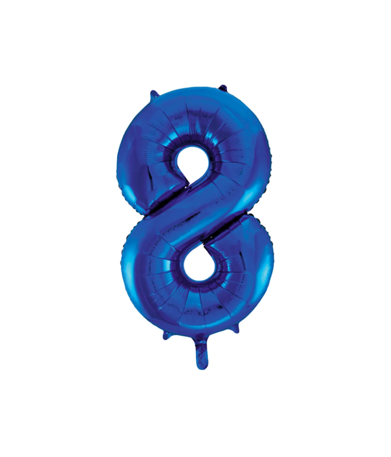 Royal Blue Foil Number Balloon 8