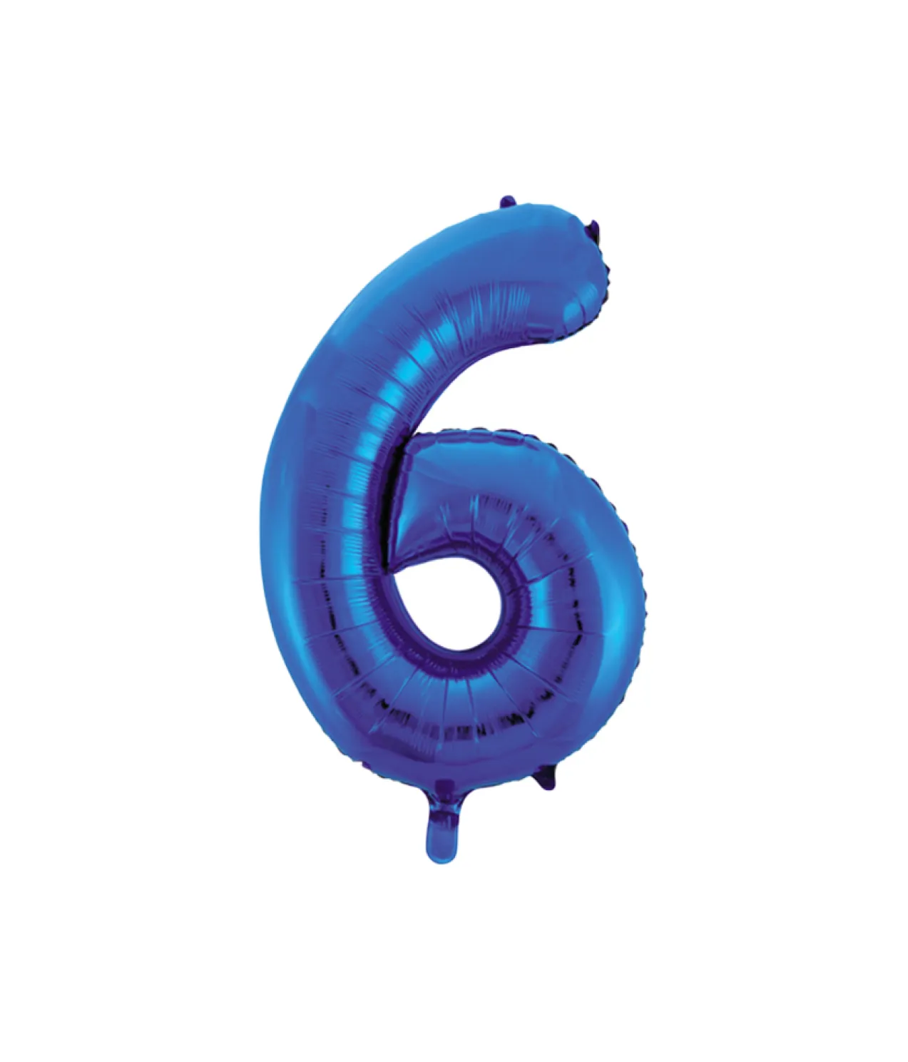 Royal Blue Foil Number Balloon 6