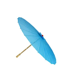 Royal Blue Large Fabric Parasol 40cm