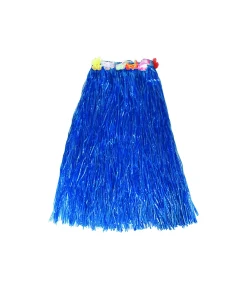 Royal Blue Long Hula Skirt 80cm