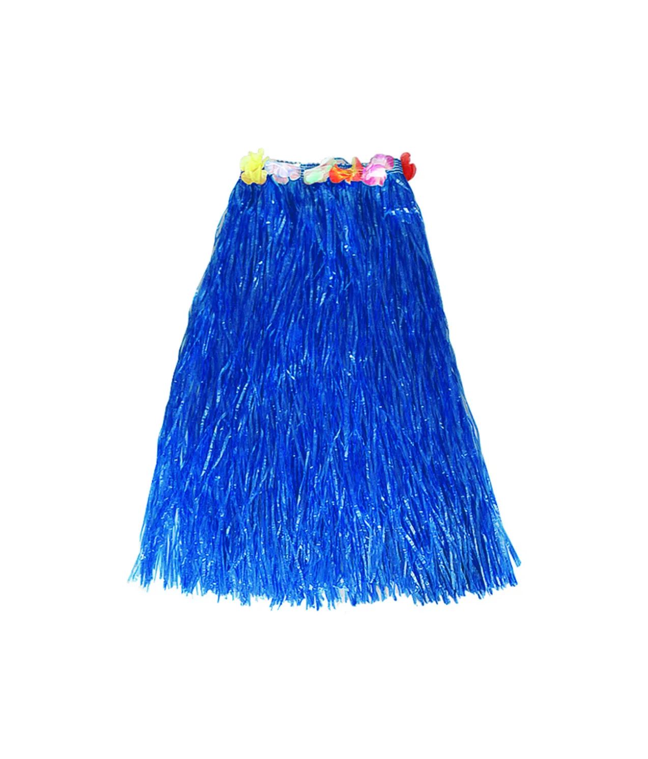Royal Blue Long Hula Skirt 80cm