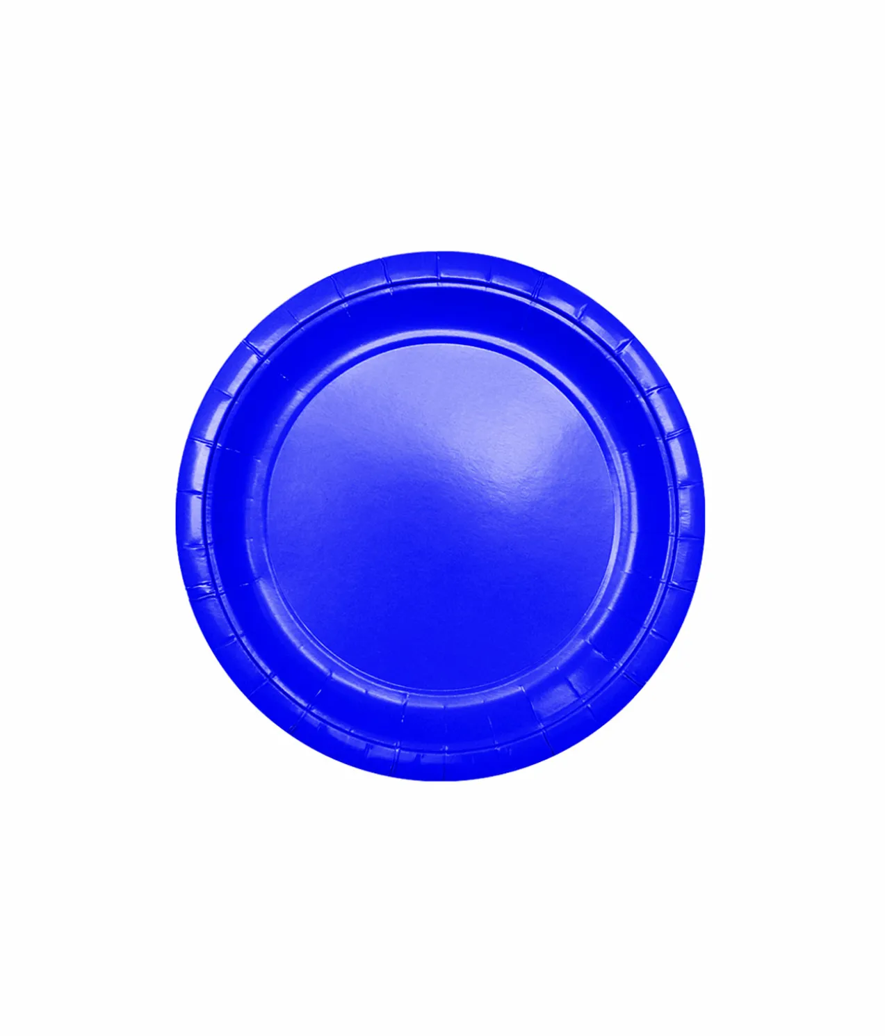 Royal Blue Paper Plates 12x9in