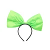 Satin Lime Green Bow Headband 30cm