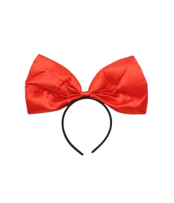 Satin Red Bow Headband 30cm