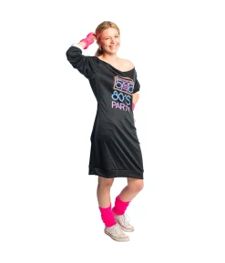 80’S Dress & Gloves XL