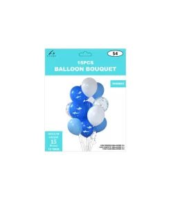 Shark Party Balloon Set 15pc