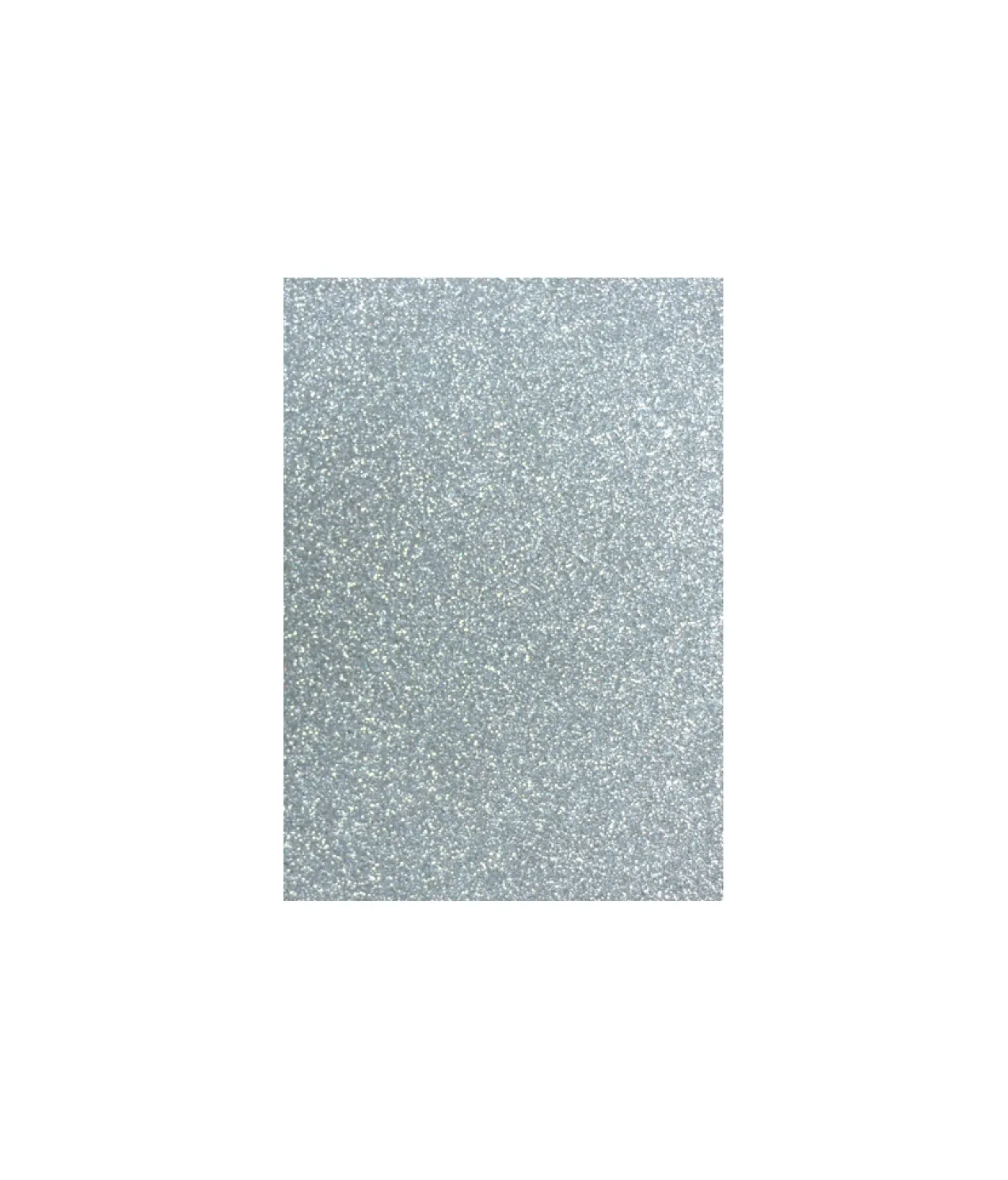 Silver A4 Glitter Cardboard 10pk