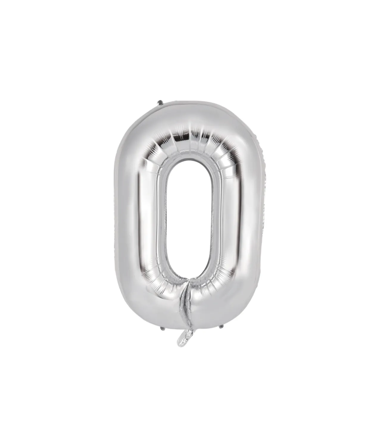 Silver Alphabet Foil Balloon Letter O