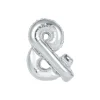 Silver Alphabet Foil Balloon Letter &