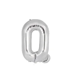 Silver Alphabet Foil Balloon Letter Q