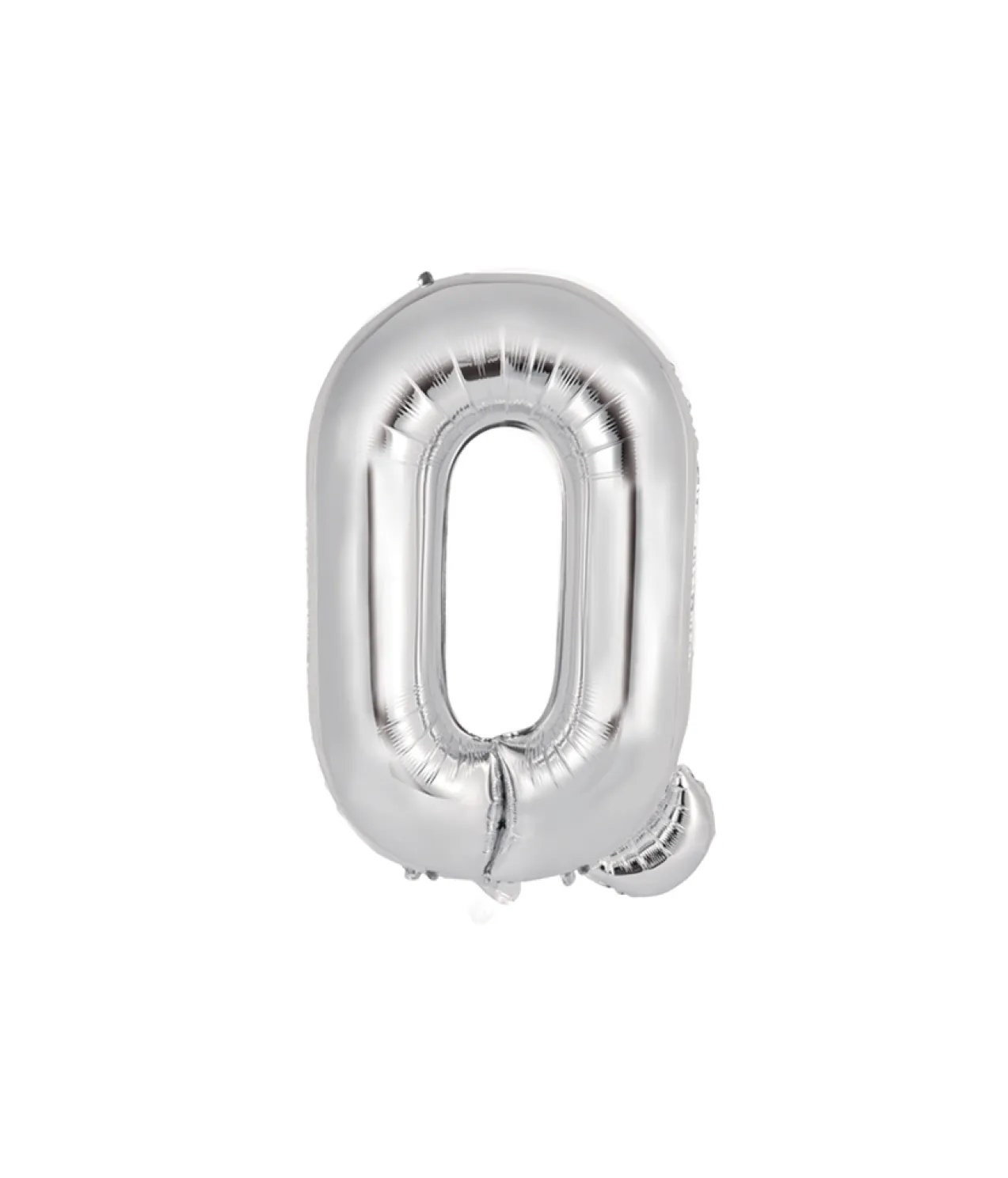 Silver Alphabet Foil Balloon Letter Q