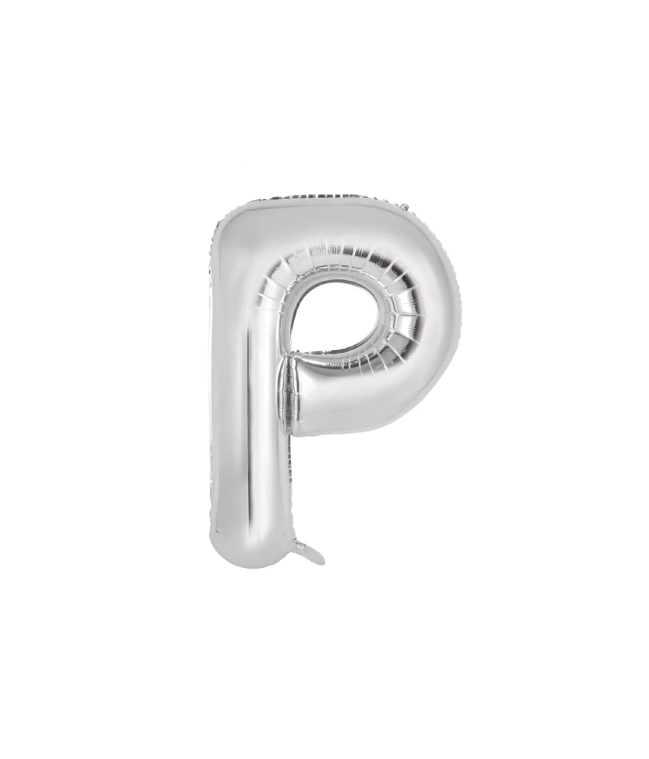 Silver Alphabet Foil Balloon Letter P