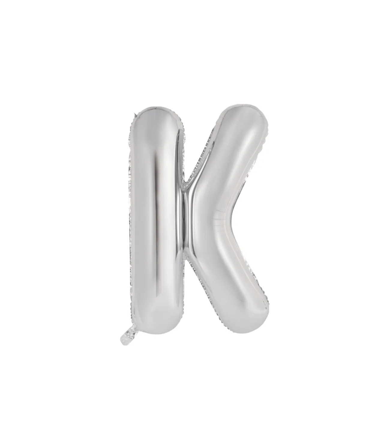 Silver Alphabet Foil Balloon Letter K