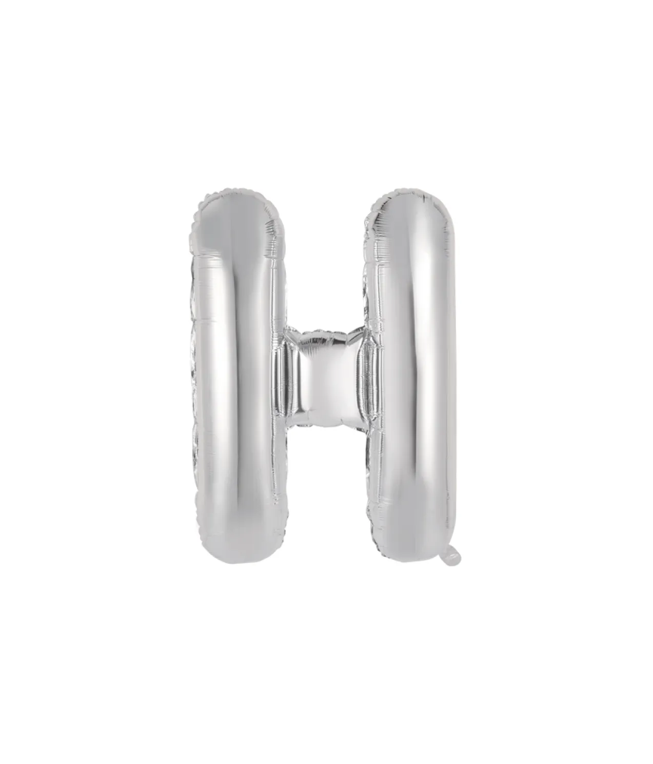 Silver Alphabet Foil Balloon Letter H