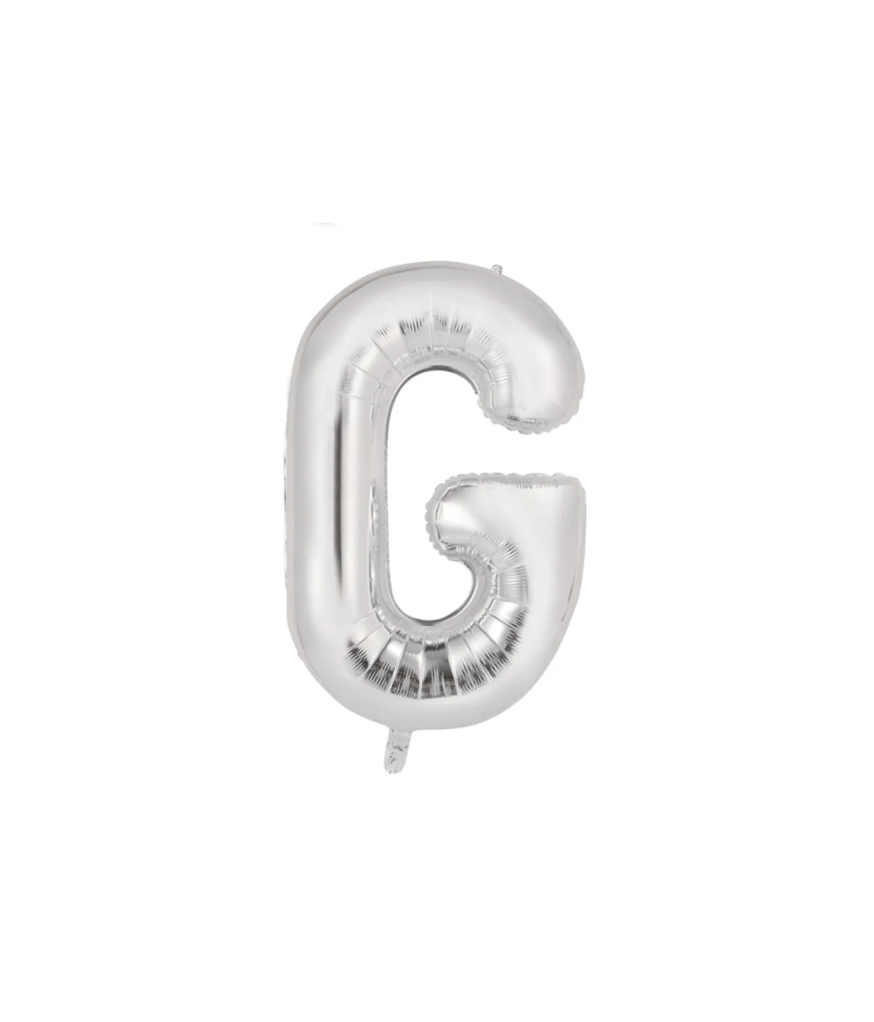 Silver Alphabet Foil Balloon Letter G